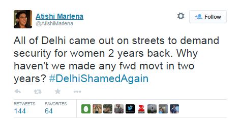 Delhi Shamed Yet Again!