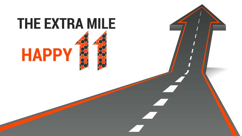 THE EXTRA MILE : HAPPY 11